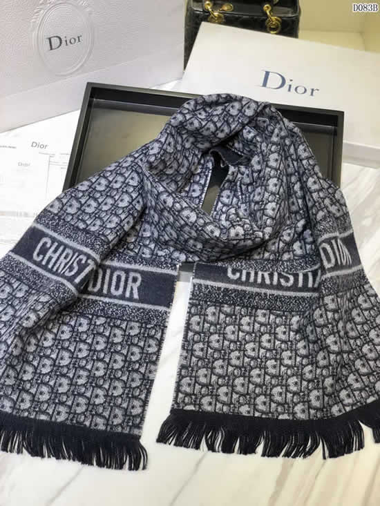Top Quality Brand Fake Dior Scarf Women Winter Cashmere Thick Autumn Warm Shawls 40